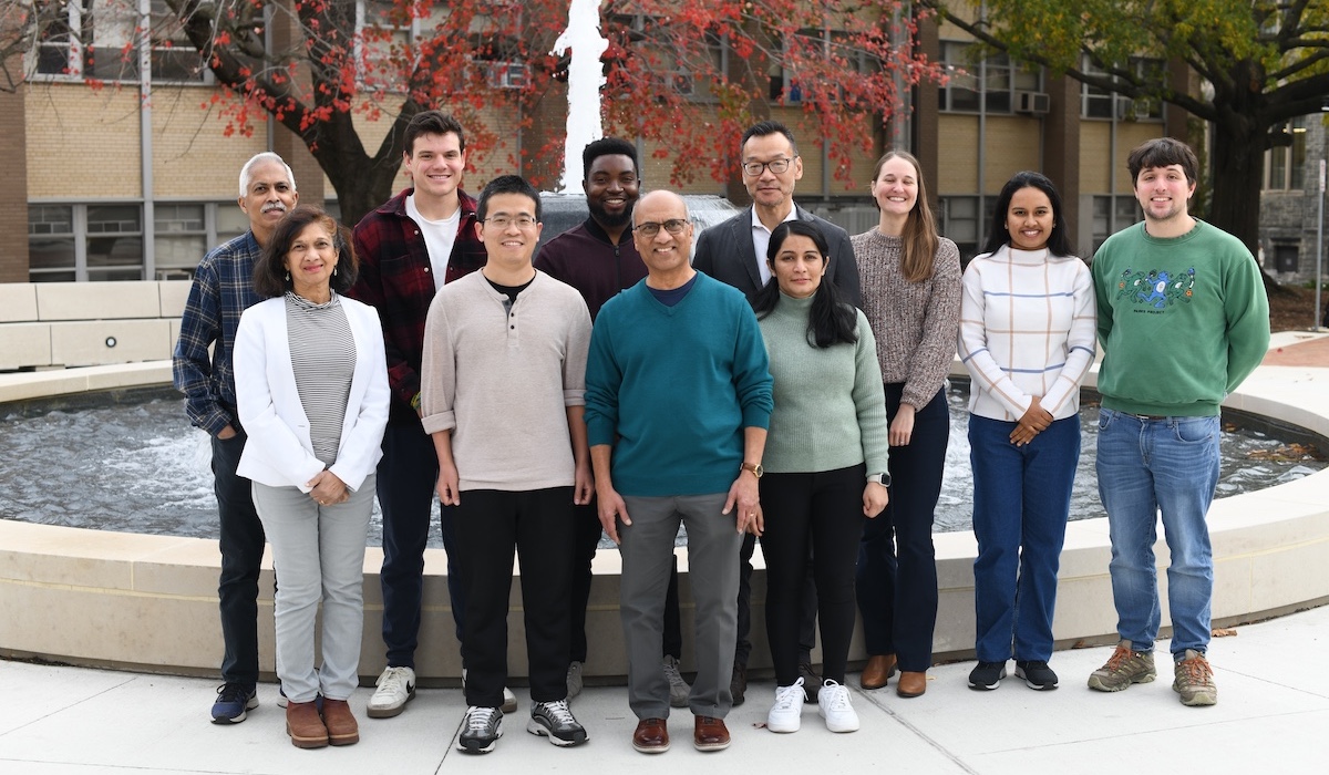 Dr. Rao and his team outside